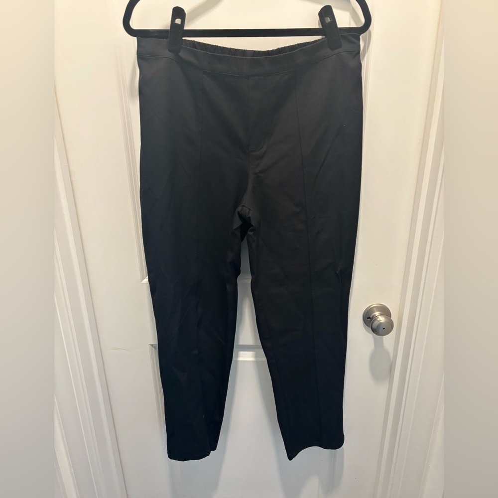 Isaac Mizrahi Black Straight Leg Pants